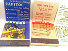 Vtg Feature Matchbooks Bars Lot Of 3