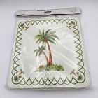 Vintage 4 Burner Covers Green Multi Palm Tree Tropical Square Gas Stoves New