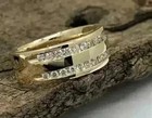2 02ct Vvs1 Round Cut Lab-created Diamond Men s Anniversary 14k Gold Finish Ring