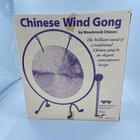 10  Chinese Wind Gong On Black Metal Stand W  Mallet By Woodstock Chimes
