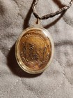 Wat Pho Medical Diagrams Rama Amulet Pendant Encased Thai With Braided Necklace
