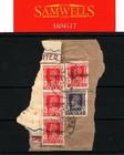 Pakistan India Kgvi Piece  local Overprints  Official Service Stamps 5  Ss4517