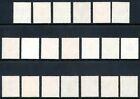 British Colonies 1950 Malaya Kedah Perf 17  x18 Sg 76-90 Mint K886