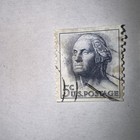 3 1962 George Washington 5 Cent Stamp Blue gray Rare Scott  1213 Used