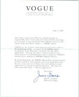 1958 Vogue Magazine Advertising Subscription Place Palais-bourbon Paris Cover 5q