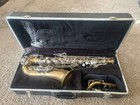 Selmer Bundy Ii Alto Saxophone Gold Eb With Original Hard Case And More
