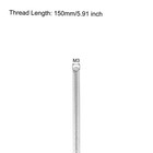 Fully Threaded Rod M3 X 150mm 0 5mm Thread Pitch 304 Stainless Steel Right Ha