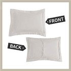  100  Duvet Cover Set With Washed-french Flax-3 Pieces Solid Color Queen Linen