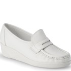 Nurse Mate Women Shoe Pennie In White In All Sizes Slip Resistant  New With Box
