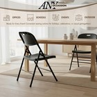  4-pack Heavy Duty Plastic Folding Chair  450 Lbs Capacity Foldable Chairs
