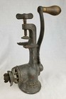 Vintage Universal Meat Grinder No 2 Grain Seeds Mill Solid Cast Iron Heavy Blade