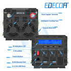 Edecoa 2000 4000 Watt Power Inverter 12v Dc To 110v 120v Ac Lcd Remote Rv