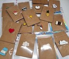 Enamel Pins Bulk Lot Of 5