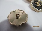 Lot Of Four 22 Mm Designer Cc Button Gold Tone Chanel 4 Buttons