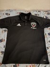 Dc United Adidas Climalite Polo Shirt Mls Soccer Size Large