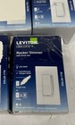 5pk Leviton Decora 600w Single-pole 3-way Rocker Slide Dimmer white