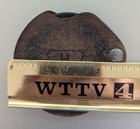 B   L Bausch And Lomb Leather Case Pocket Magnifying Glass Vintage