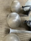 4 Vintage Holophane Street Light Lamp Industrial Substation Lights 1940   s