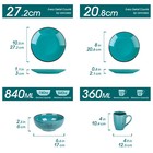 Vancasso Navia 16-piece Dinnerware Set Stoneware Plate Tableware Service For 4 
