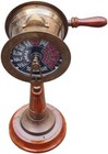 Nautical Style Ship s Engine Order Telegraph Brass And Wood Decorative Maritime