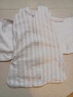 Halo Baby Cotton Sleep Sack Swaddle Newborn 0-3 Months White Grey Patterned