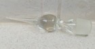 Mid Century Modern Mcm Art Glass Stopper Clear  6  Excellent Condition 