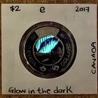 2017 Canada Toonie 2 Dollars Glow In The Dark Dance Of The Spirits Colour Coin E