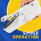 Mini Handheld Sewing Machine  Portable  white 