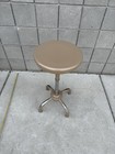 Single Vintage Steel Ajusto Up Down Swivel Industrial Bar Stool - Lots Of Wear