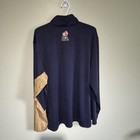 Reebok Winnipeg Blue Bombers Cfl Authentic Sideline 1 4 Zip Pullover Men   s Xl