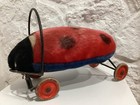 Antique Vintage Steiff Ride On Childs Ladybug Toy