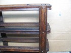 Antique Singer Treadle Sewing Machine Cabinet  Wood  3 Drawer Frame Stack Read