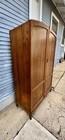 Antique 1920s Craftsman Art Nouveau Art Deco Style Oak Armoire Wardrobe