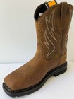 Ariat Sierra Sz 9 Ee Shock Shield Waterproof Work Boot Steel Toe Distresse Brown