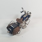 Metal And Ceramic Desktop Motorcycle Vintage Design 7 5  