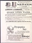 Peptonix Digestive Tablets The Allston Co 1891 Print Ad  3 X 4 5 