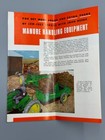 1957 John Deere Model N Manure Spreader Farm Advertising Vintage Brochure