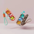Waterproof Moistureproof 3 Compartment Pill Case Dopamine Color Woven Lanyard