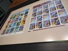 The Art Of Disney Us 2006 Romance Set 20 Mnh 39c Stamp Sheet Framed Super Heros