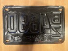 1947 Texas Original License Plate