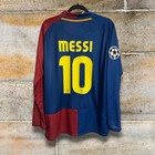 Fc Barcelona 2008 09 Final Roma Champions League Long Sleeve Football-messi  10