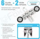 Unistrut Trolley  6 2 Wheel Unistrut Rollers - Anti-lock   Anti-fall  Electri   