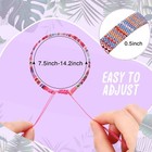 18 Pcs Boho Surfer Bracelet Ankle Adjustable Beaded Anklets Unisex Handmade