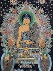 36  Tibet Tibetan Cloth Silk Buddhism Sakyamuni Buddha Tangka Thangka Mural 30