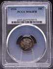 1926 Mercury Dime Pcgs Ms64fb Full Bands Toned Choice Unc Silver Coin 10c