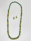 Handmade Tagua Nut Set Necklace And Earrings 