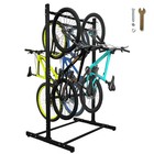 8-bike Freestanding Storage Rack - 2-sided Garage Bicycle Organizer  Space-savin