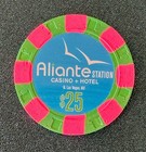  25 Aliante Station  Casino Chip N  Las Vegas Nv
