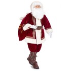 Santa Claus Costume For 10pcs Men Deluxe Professional Santa Suit Adults Set