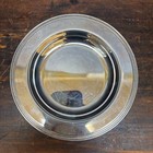 Christofle Pearl Silver Plate Metal Bottle Coaster Bread Plate Perles Louis Xvi